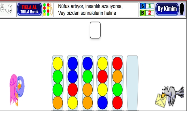 Aynı Renk Topları Bir Araya Getir