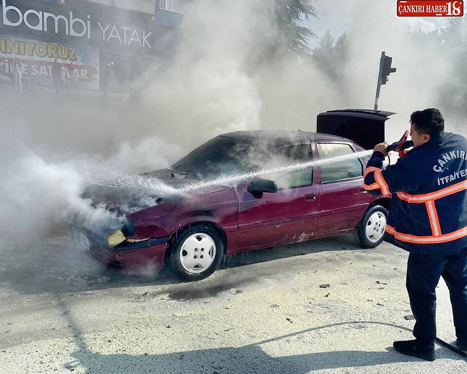 Çankırı Araç yangını, Çankırı Şehir Merkezi Araç yangını