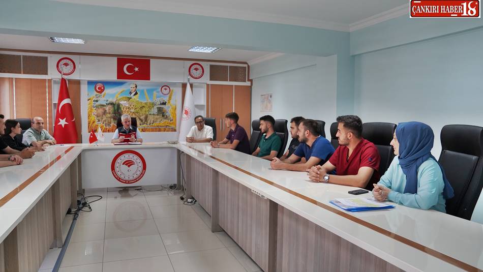Çankırı İl Tarım ve Orman Müdürlüğü, İl Müdürü Latif CANDAN, Stajyer Öğrenciler, 
