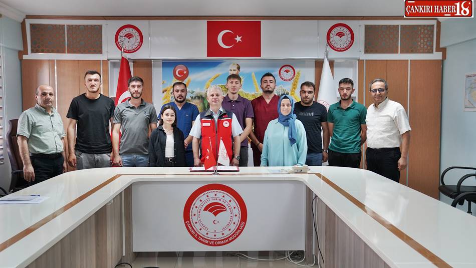 Çankırı İl Tarım ve Orman Müdürlüğü, İl Müdürü Latif CANDAN, Stajyer Öğrenciler, 