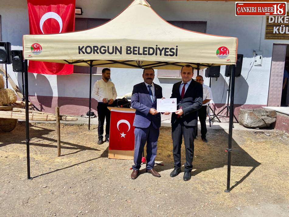 Korgun Dikenli Köyü, Korgun kaymakamlığı, Korgun kaymakamı, kaymakam Ferhat Gür, Korgun haberleri, Suat Özkan,