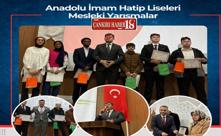 Çankırı haber - Anadolu İmam Hatip Liseleri Mesleki Yarışmaları Kurşunlu’da 
