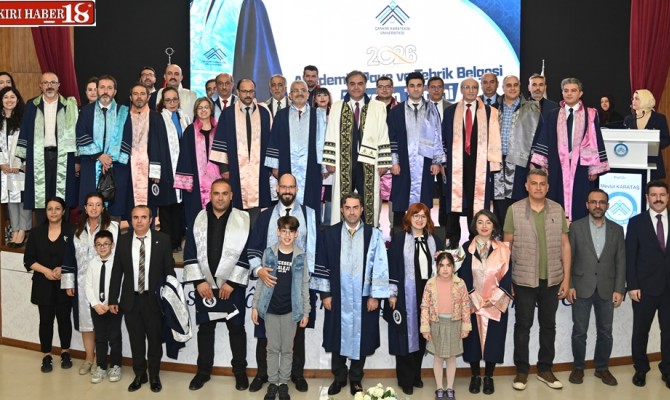 ÇAKÜ’de Akademik Paye Töreni Düzenlendi - Çankırı haber