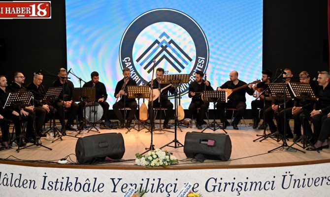 ÇAKÜ Türk Müziği İcra Topluluğu’ndan “Yurdumun Ezgileri” Konseri Çankırı haber