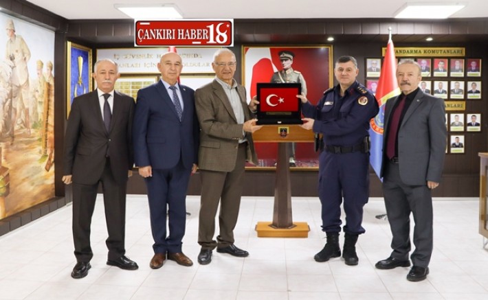 Çankırı haber, ÇAN-VAK, Çankırı İl jandarma Komutanlığını Ziyaret Etti