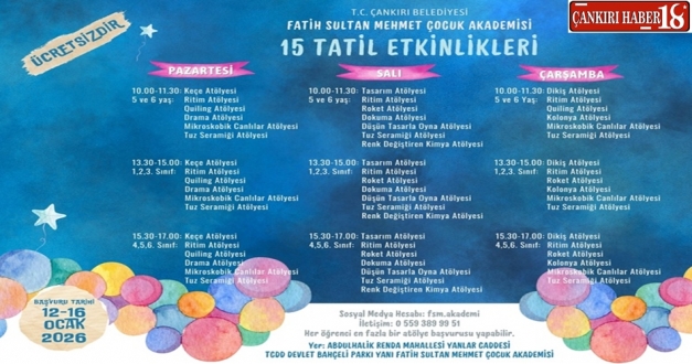 Çankırı Belediye Haberleri