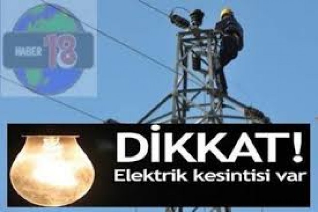 Çankırı’da 04-05-06 Ağustos 2025 Enerji Verilemeyecek Yerler