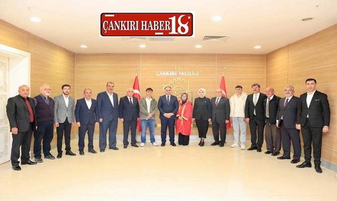 Çankırı’da 39. Ahilik Haftası kapsamında Vali Çakırtaş’a ziyaret