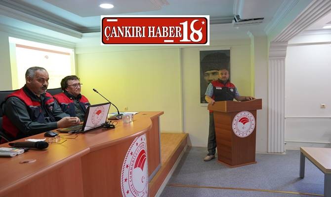 Çankırı'da Bitki Koruma Ürünleri Uygulayıcı Eğitimi Verildi - Çankırı haber