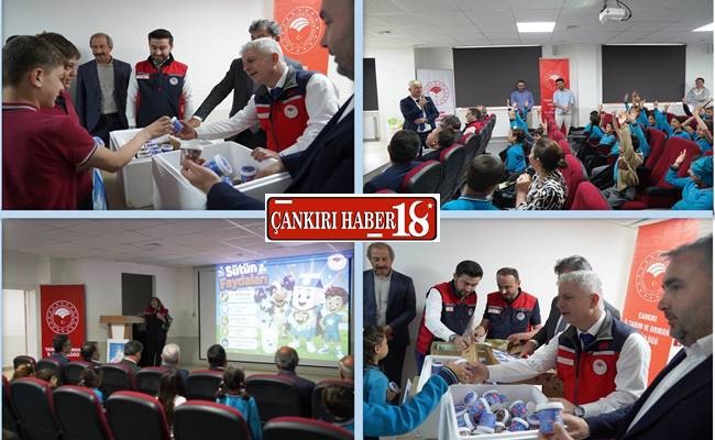 Çankırı'da Dünya Süt Günü Öğrencilerle Birlikte Kutlandı Çankırı haber