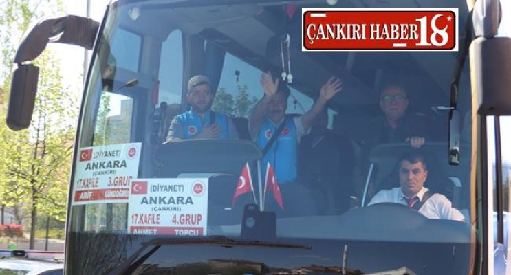 Çankırı'da Hacılar Kutsal Topraklara Uğurlandı - Çankırı haber