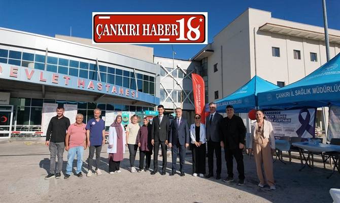 Çankırı’da Kanserde Erken Teşhis İçin Farkındalık Etkinliği Düzenlendi