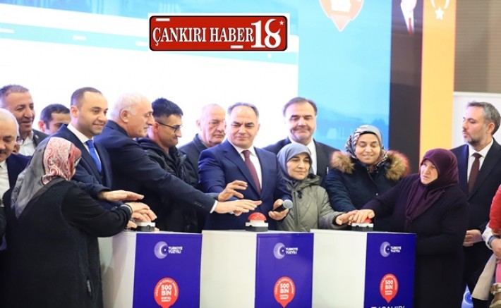 Çankırı’da Konut Kuraları Çekildi