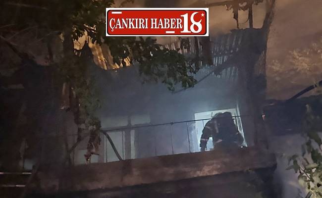 Çankırı’da Metruk Evde Çıkan Yangın Söndürüldü Çankırı haber