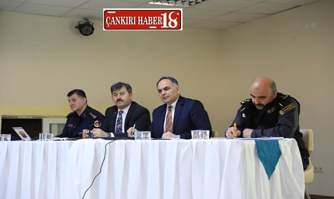 Çankırı’da Okul Güvenliği Toplantısı Yapıldı - Çankırı haber