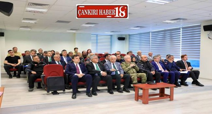 Çankırı’da Orman Yangınlarıyla Mücadele Toplantısı - Çankırı haber