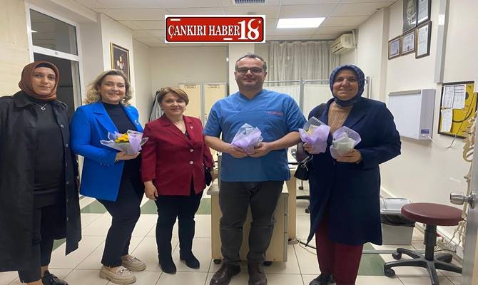 Çankırı’da MHP’den Sağlık Kuruluşlarını Ziyaret 