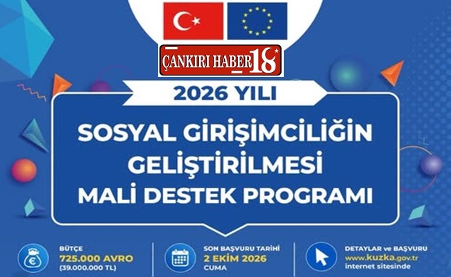 Çankırı’da Sosyal Girişimcilik Projelerine 39 Milyon TL’lik Destek Başvuruları Başladı - Çankırı Haber