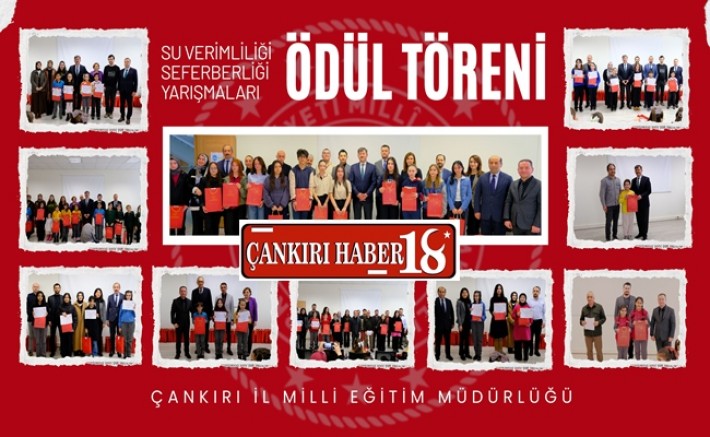 Çankırı haber, Çankırı’da Su Verimliliği Seferberliği Yarışmaları Sonuçlandı