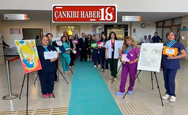 Çankırı Devlet Hastanesi’nde Resim Sergisi Açıldı - Çankırı Haber