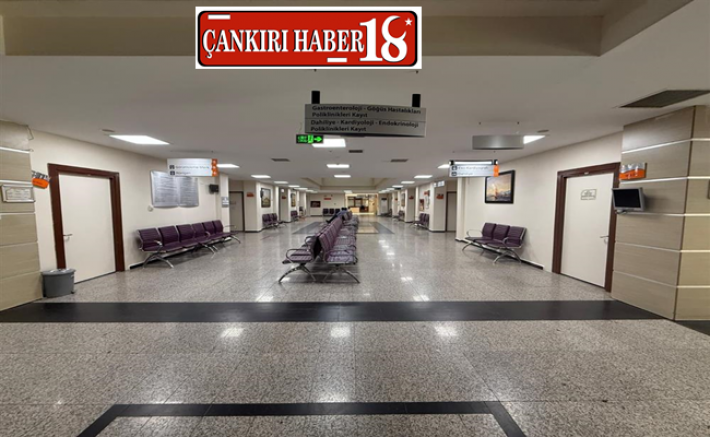 Çankırı Devlet Hastanesinde Poliklinik Koridorları Yenilendi - Çankırı haber