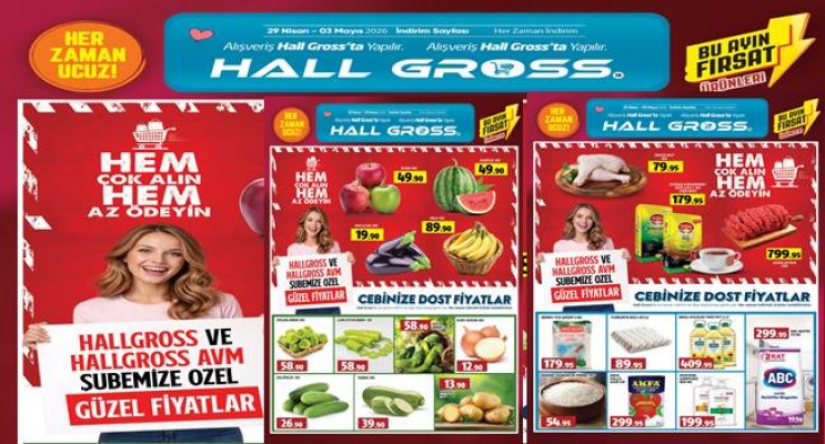 Çankırı Hall Gross 29 Nisan - 3 Mayıs Fiyatları - Çankırı haber