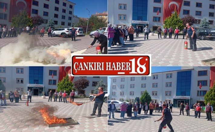 Çankırı İl Tarım ve Orman Müdürlüğünde  tatbikat yapıldı
