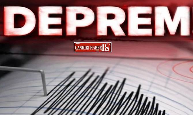 Çankırı Ilgaz'da 3.0 Büyüklüğünde Deprem