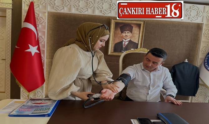 Çankırı Ilgaz Kaymakam Burak Yılmaz’ın Tansiyonu Ölçüldü - Çankırı haber