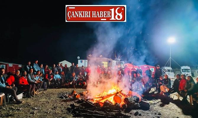 Çankırı Ilgaz Yıldıztepe’de UMKE Bölge Kampına Gece Ziyareti