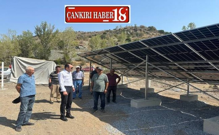 Çankırı Korgun’da Güneş Enerjili İçme Suyu Tesisi İncelemesi