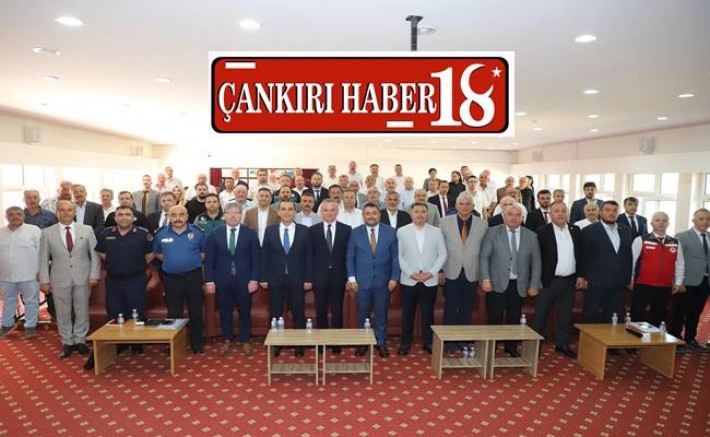 Çankırı Orta İlçemizde Muhtarlar Toplantısı Yapıldı