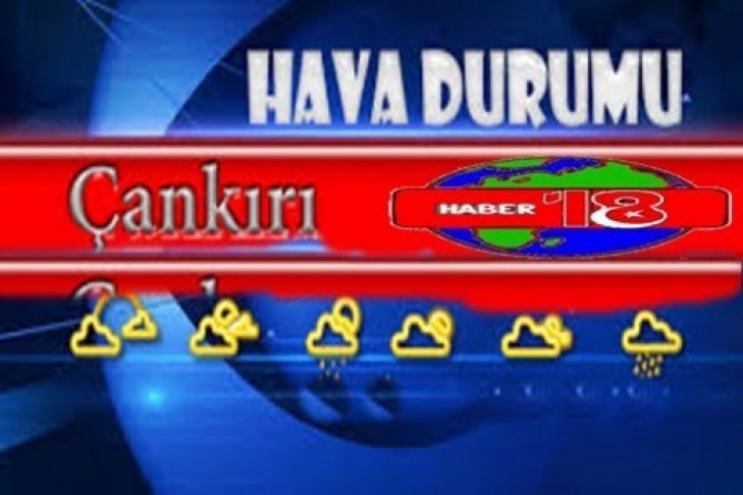 Çankırı Sağanak Yağış Meteorolojik Uyarı - Çankırı haber