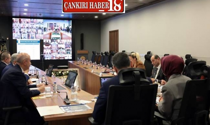 Çankırı Valisi Çakırtaş, Bakanlarla Kritik Toplantı' ya katıldı Çankırı haber