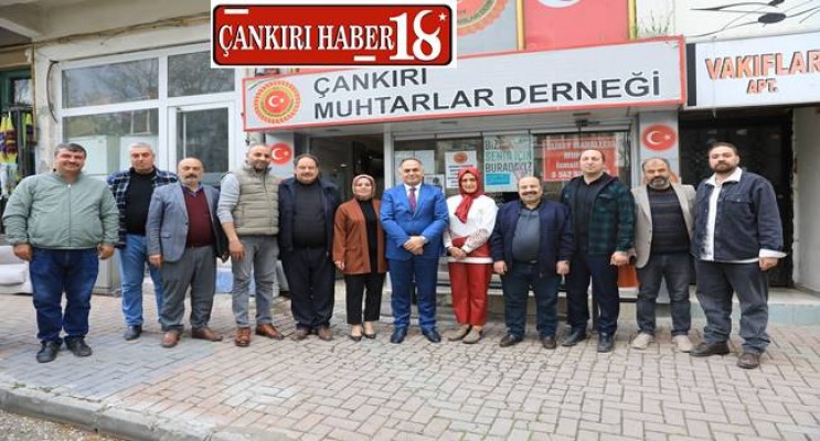 Çankırı Valisi Hüseyin Çakırtaş’tan Muhtarlara İade-i Ziyaret Çankırı haber