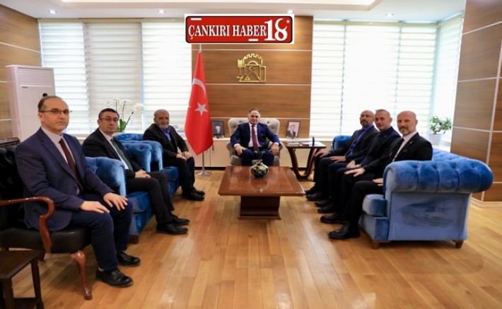 Çankırı Valisi, Memur-Sen İl Başkanı ve İl Temsilcilerini Kabul Etti