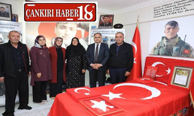 Çankırı Valisi’nden Şehit Ailesine Ziyaret