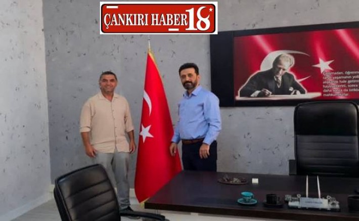 Çankırı Yapraklı Belediye Spordan  İlçe Milli Eğitim Müdürüne  Ziyaret