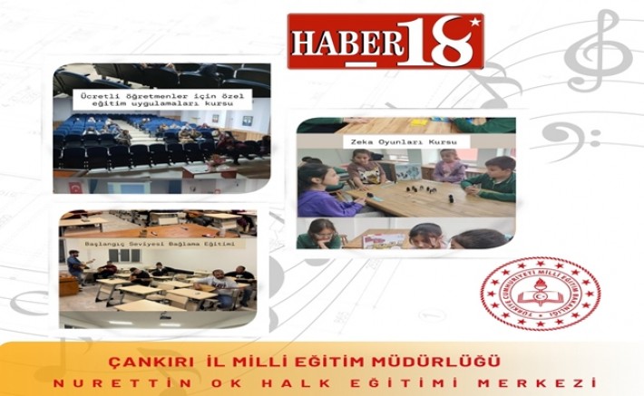 Çankırı Zengin Kurs Seçenekleriyle Dikkat Çekiyor