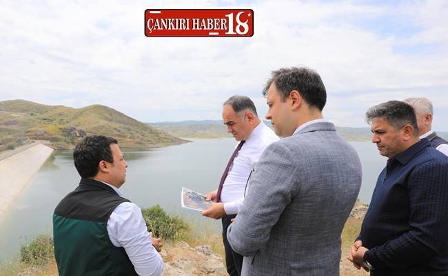 Vali Çakırtaş, Koyunbaba Barajı Sulama Projesinde İncelemele