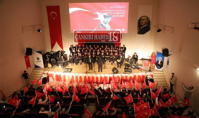 Cumhuriyet Coşkusu Çankırı’da Türkülerle Sahneye Taşındı Çankırı haber