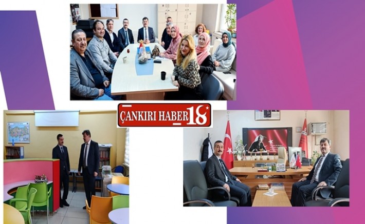 Çankırı haber, İl Müdürü Işık, Karatekin İlkokulu’na ziyaret gerçekleştirdi