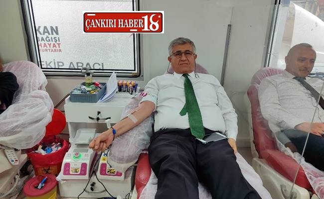 Kaymakam Bulgurlu Türk Kızılay'a Kan Bağışında Bulundu - Çankırı haber