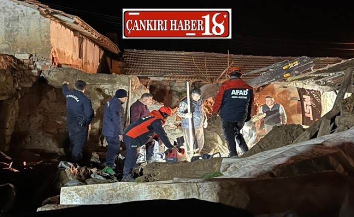 Kızılırmak İlçesi Cacıklar Köyü’nde Bir Ahır Çöktür