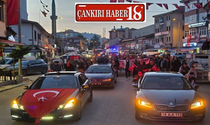 Çankırı haber - Kurşunlu’da 19 Mayıs Coşkusu Fener Alayı Yürüyüşüyle Yaşandı