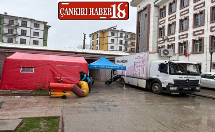 Çankırı haber - Mobil Mamografi Tarama Tırı Çankırı Korgun’da 