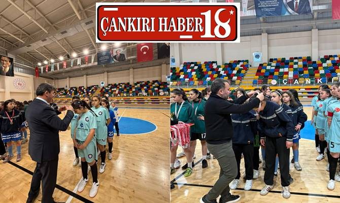 Çankırı haber, Okul Sporları Yıldız Kız Futsal İl Birinciliği Tamamlandı