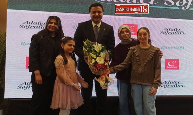 Çankırı haber, Sadet Partisi Genel Başkanı Arıkan, İftarını Çankırı’da Yaptı