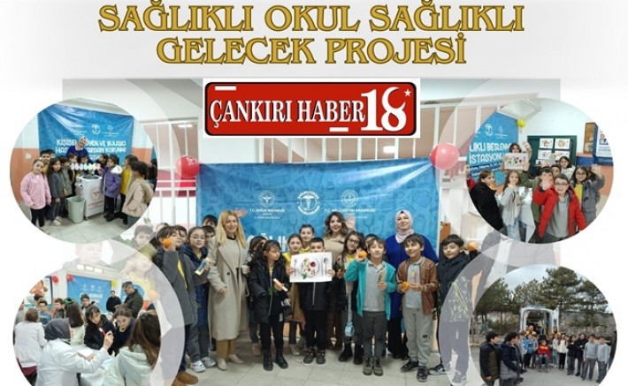 Çankırı haber - Sağlıklı Okul, Sağlıklı Gelecek Projesi Karatekin İlkokulunda Hayat Buldu