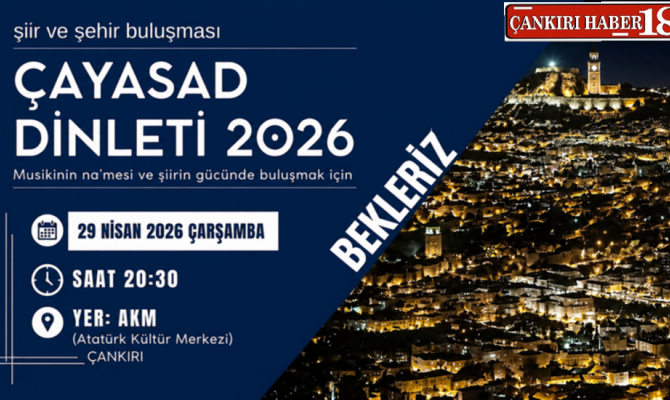 Şiir Şehirle Buluşuyor  - Çankırı haber